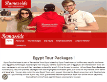 Tablet Screenshot of egypttourpackages.org
